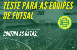 Futsal: Divulgadas datas do Peneirão de Futsal do Clube Brilhante 2022
